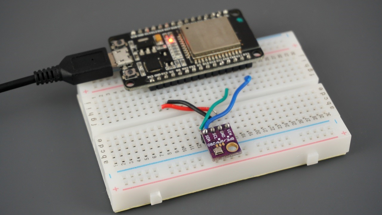 ESP32 и датчик BME280: температура, влажность и давление в Arduino IDE