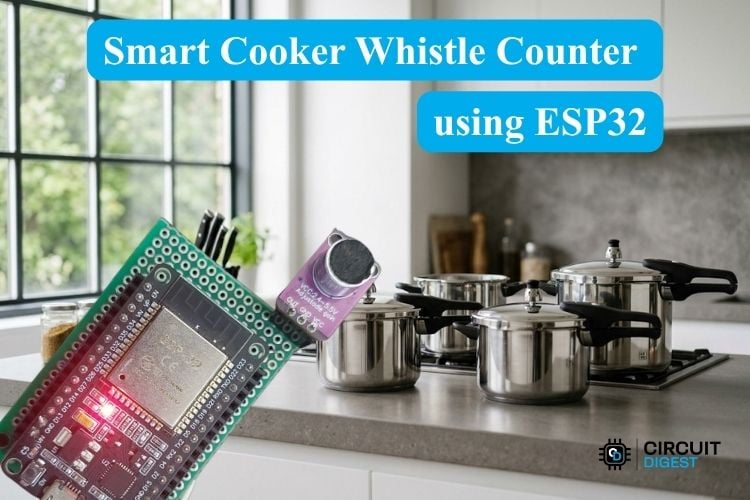 Cover Image Счётчик свистков скороварки на ESP32 с уведомлением в WhatsApp