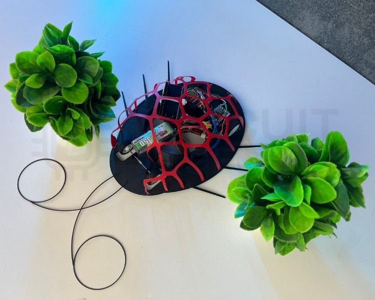 Готовый робот-жук ESP32, лазающий по вертикальной стене