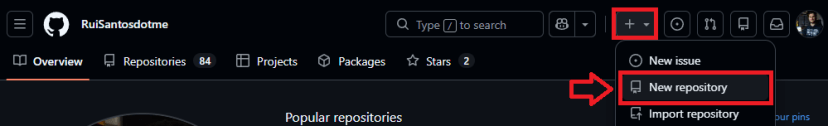 Создание нового репозитория на GitHub
