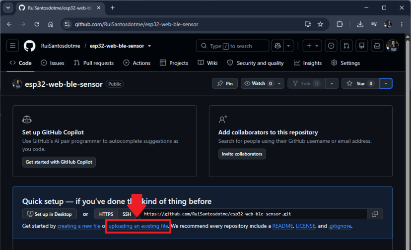 Загрузка файлов в репозиторий GitHub