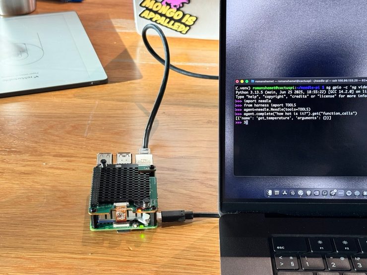 Cover Image Needle: языковая модель на 14 МБ превращает текстовые команды в действия на Raspberry Pi