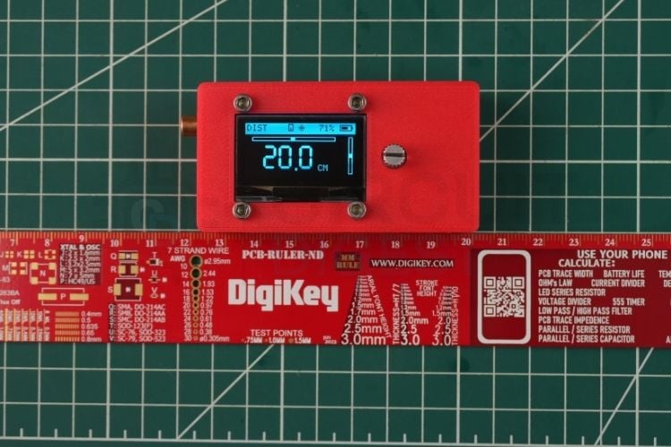 Измерение расстояния лазерной рулеткой SmartTape
