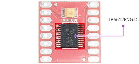 Микросхема модуля TB6612FNG