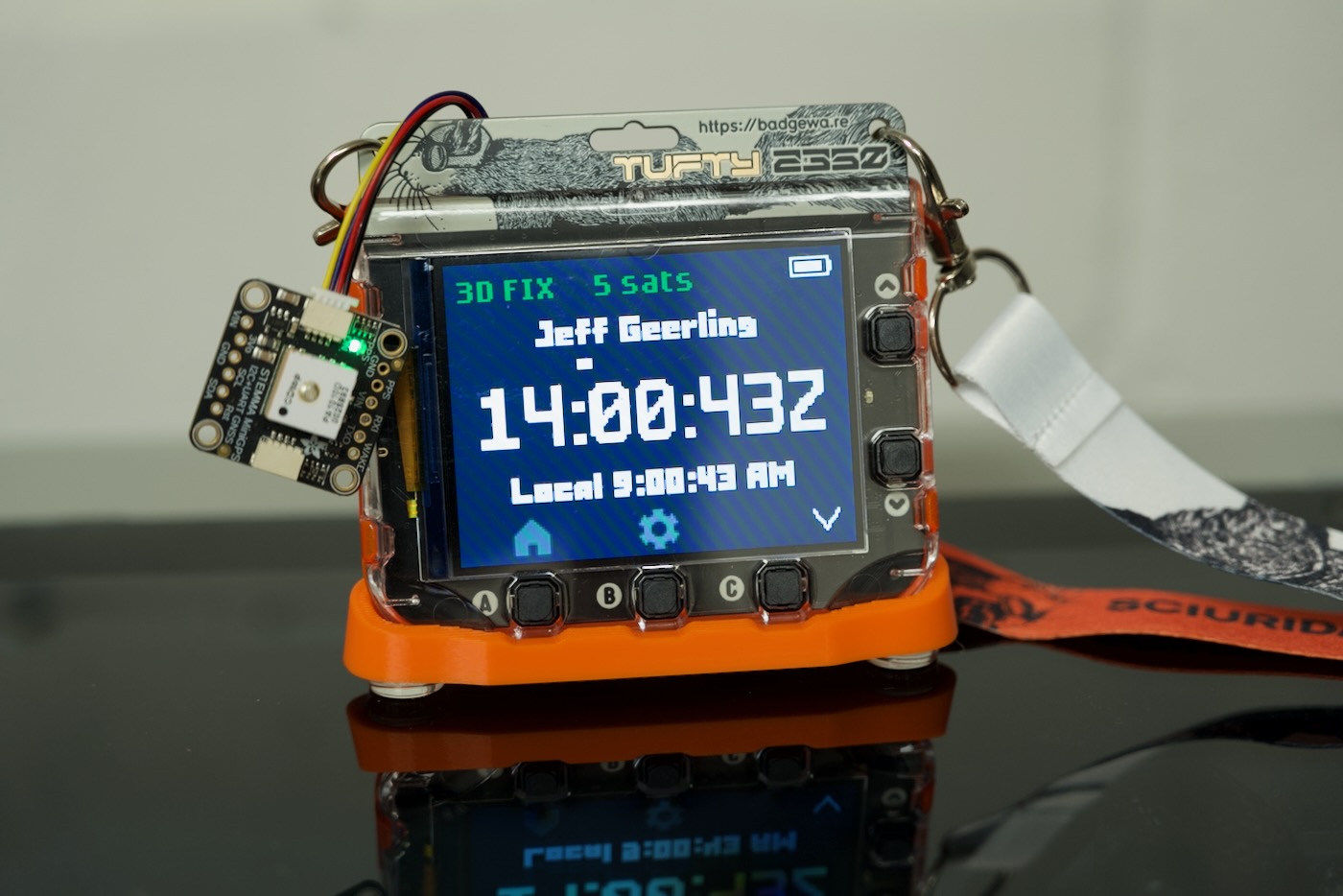 Cover Image Бейдж с наносекундным временем: Джефф Гирлинг, Tufty 2350 и GPS