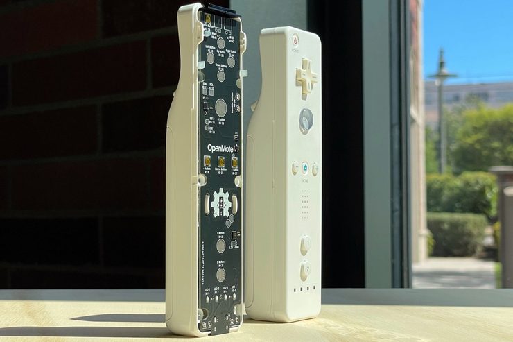 Пульт OpenMote в форм-факторе Wii Remote
