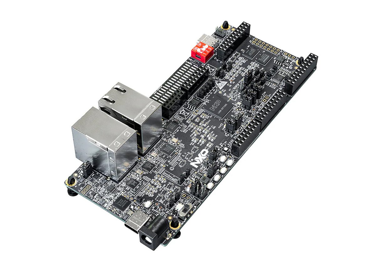 Отладочная плата NXP FRDM-IMXRT1186 с четырьмя портами Ethernet