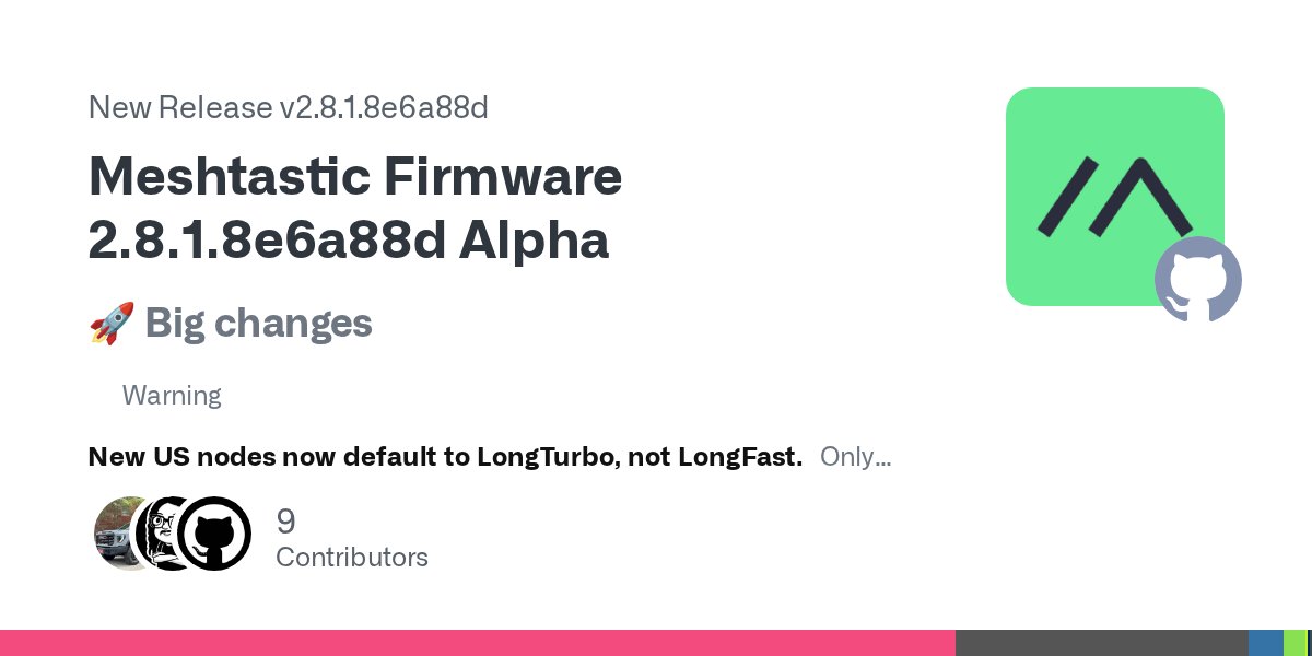 Карточка релиза Meshtastic Firmware 2.8.1 на GitHub
