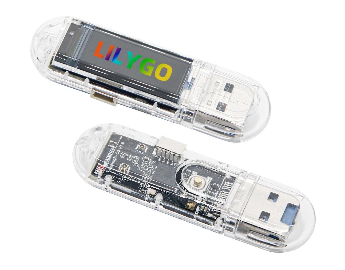 USB-донгл LILYGO T-Dongle-C5 с маленьким цветным экраном