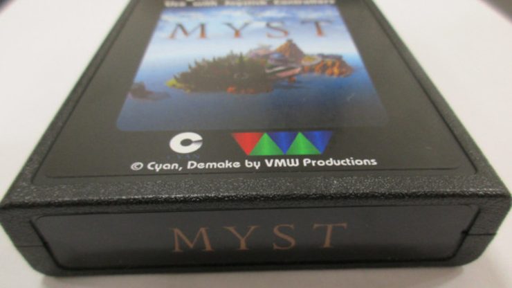 Картридж Atari 2600 с игрой Myst
